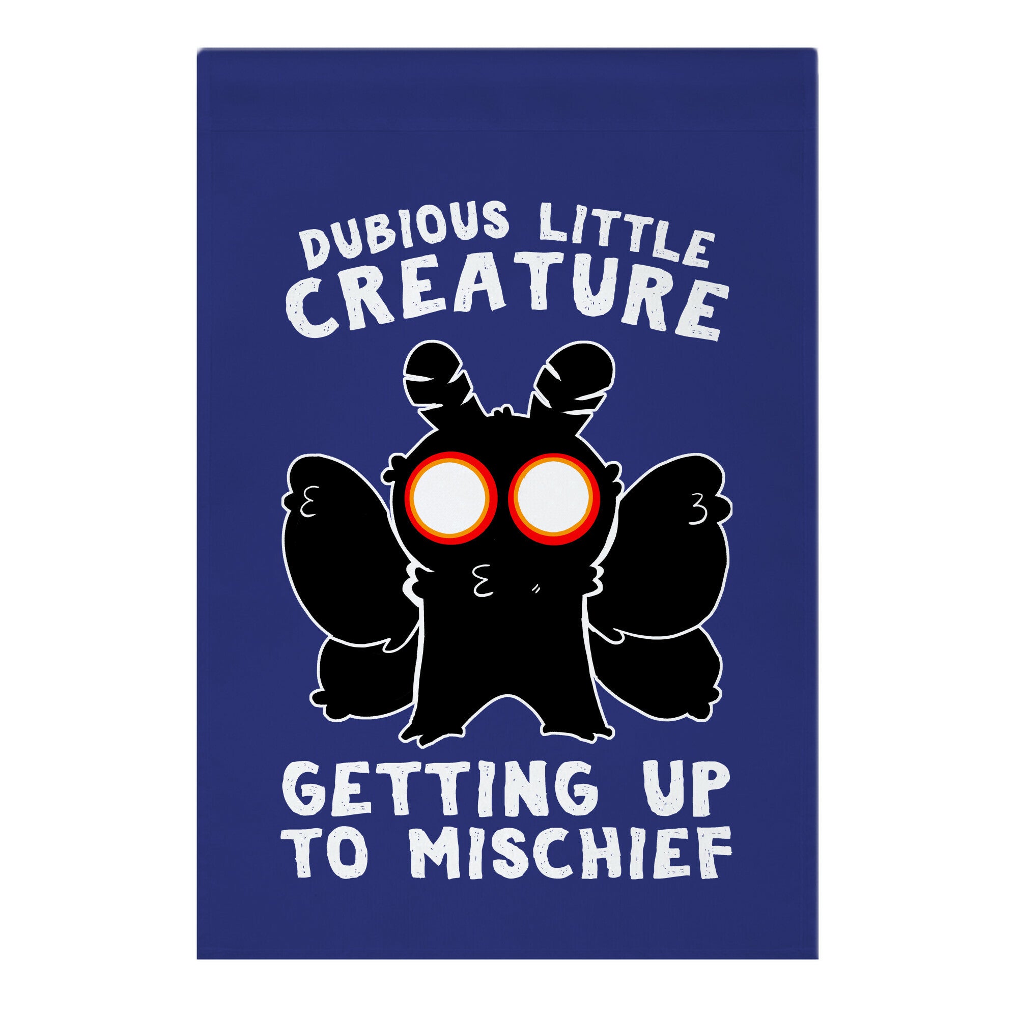Dubious Little Creature Mothman Garden Flag